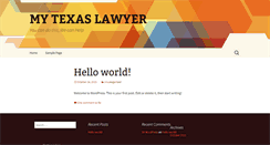 Desktop Screenshot of my-texas-lawyer.com