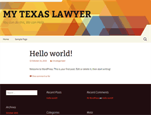 Tablet Screenshot of my-texas-lawyer.com